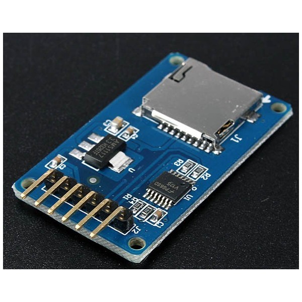 Modulo Lettore Micro SD Scheda Card Reader TF Shield SPI per Arduino