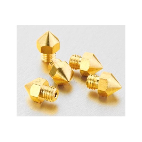 Ugello 0,3mm MK8 per Estrusore Hot End Stampante 3D Prusa Mendel Brass Nozzle