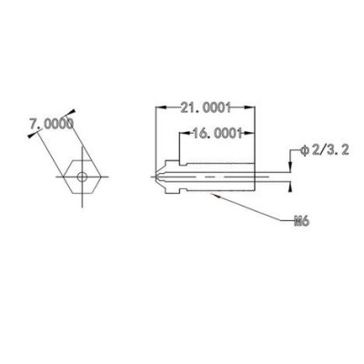 Ugello 0,4mm Artillery Sidewinder X1 e ugello Genius Estrusore Stampante 3D